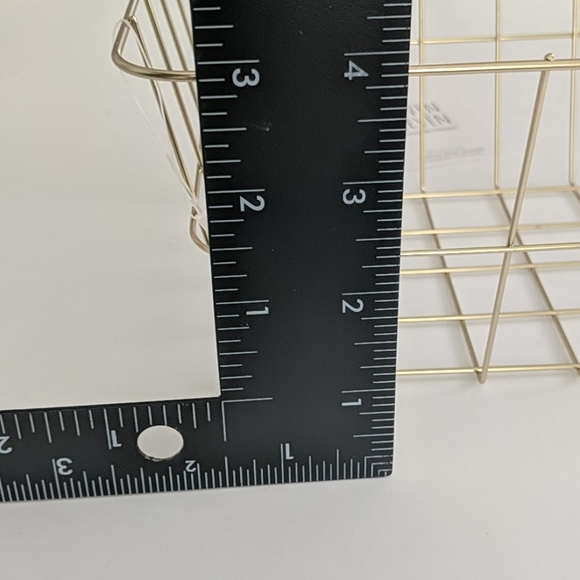 Gold wire baskets 2 pack - Picture 6 of 6